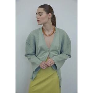 LOEIL CECILIANE CARDIGAN in MINT OS